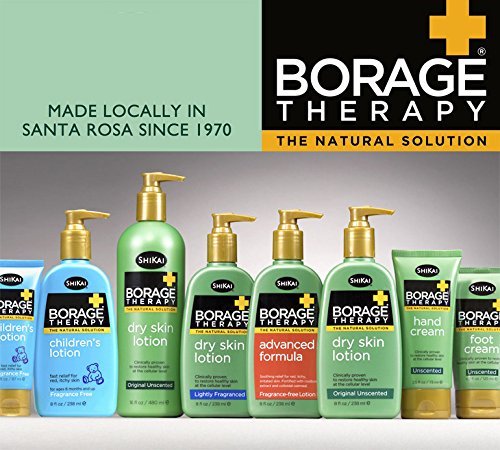 Shikai Borage Dry Skin Therapy Lotion for Kids - 8 Oz | Natural Moisturizing Formula for Sensitive Skin | Perfect for Daily Hydration & Eczema Relief