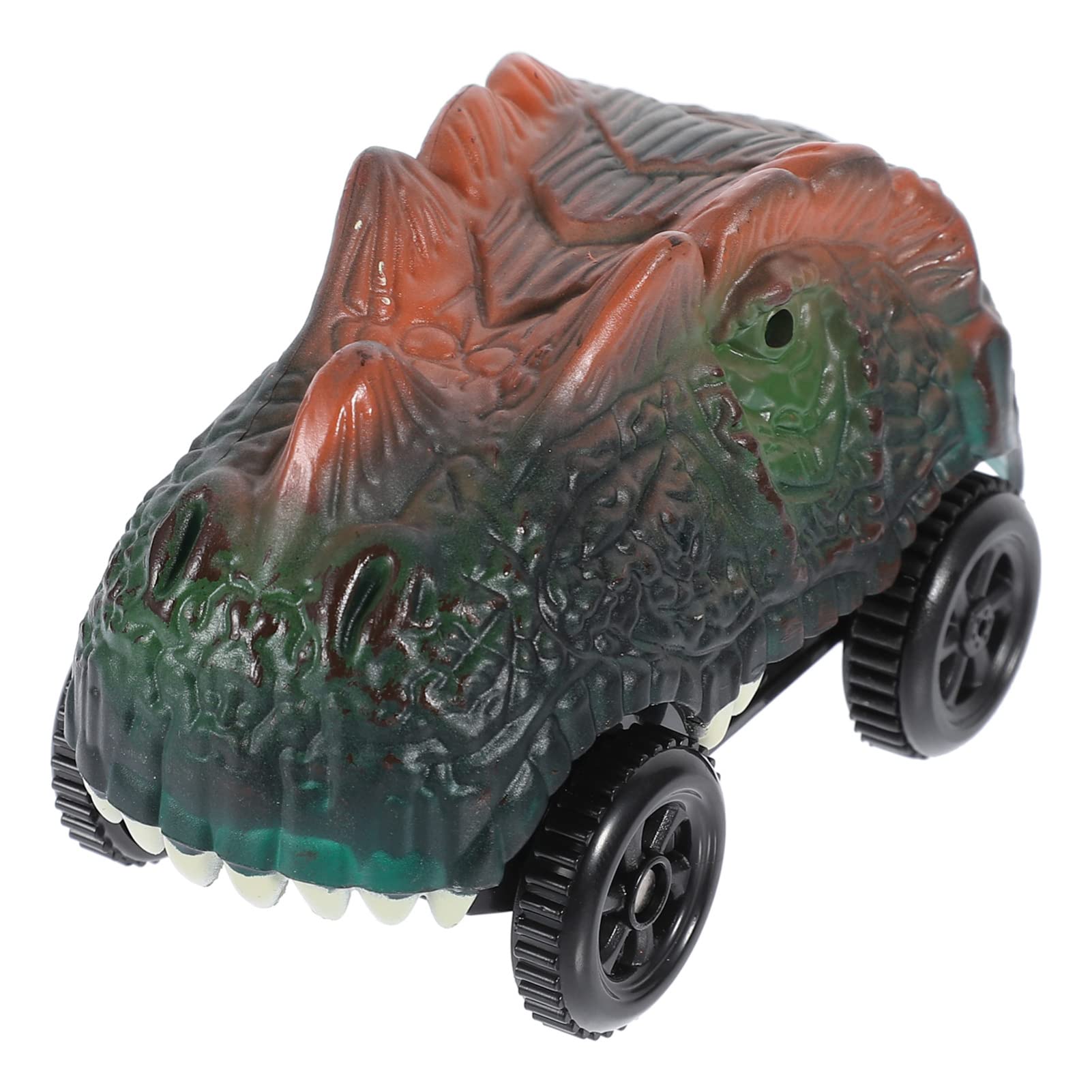 TOYANDONA Transforming Dinosaur Cars - Electric Dinosaur Toy Car with Tracks, Racing Sounds & LED Lights | STEM Learning Toy for Kids | Perfect for Birthday Gifts & Indoor Playtime