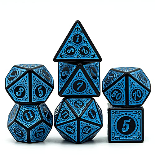 Dice-blue With Black Edge
