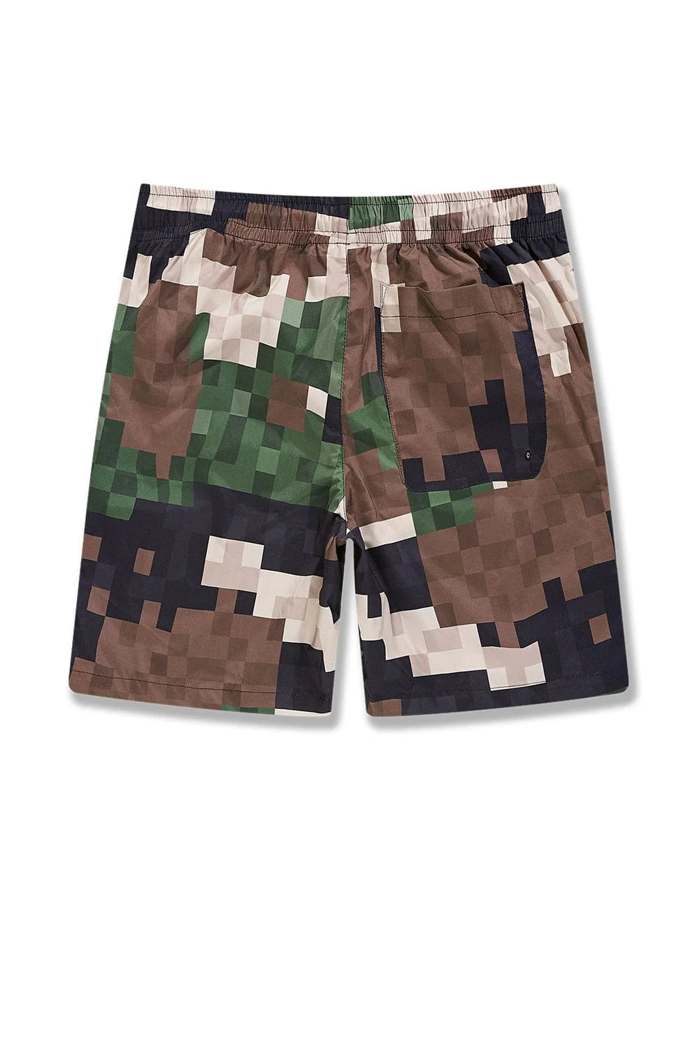 Jordan Craig RETRO IBIZA LOUNGE SHORTS - Digital Woodland Camo Print Men's Athletic Shorts for Gym, Running & Casual Wear