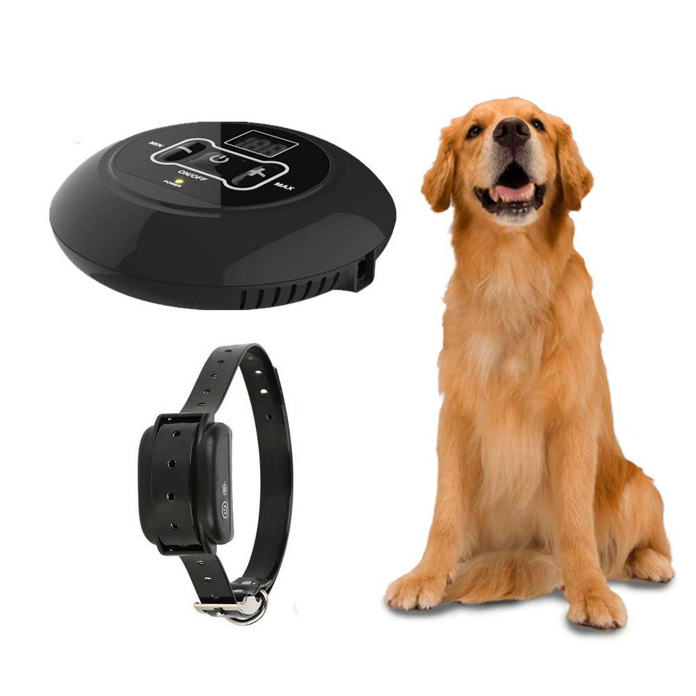 Wireless Dog Fence - Safe & Rechargeable Electric Pet Containment System with Waterproof Training Collar for All Breeds | Indoor & Outdoor Use for Dogs & Pets