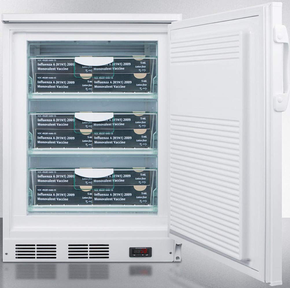 Medical All-Refrigerator with Lock & Fan - Stable Storage for Clinics & Labs