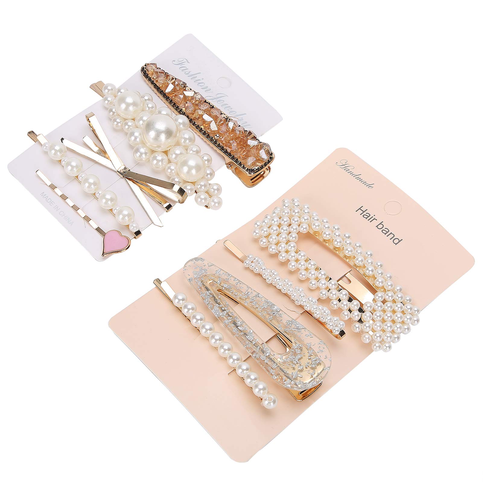 9Pcs Durable Hair Clips for Women & Girls - Hair Barrettes Gift Set for Daily Styling