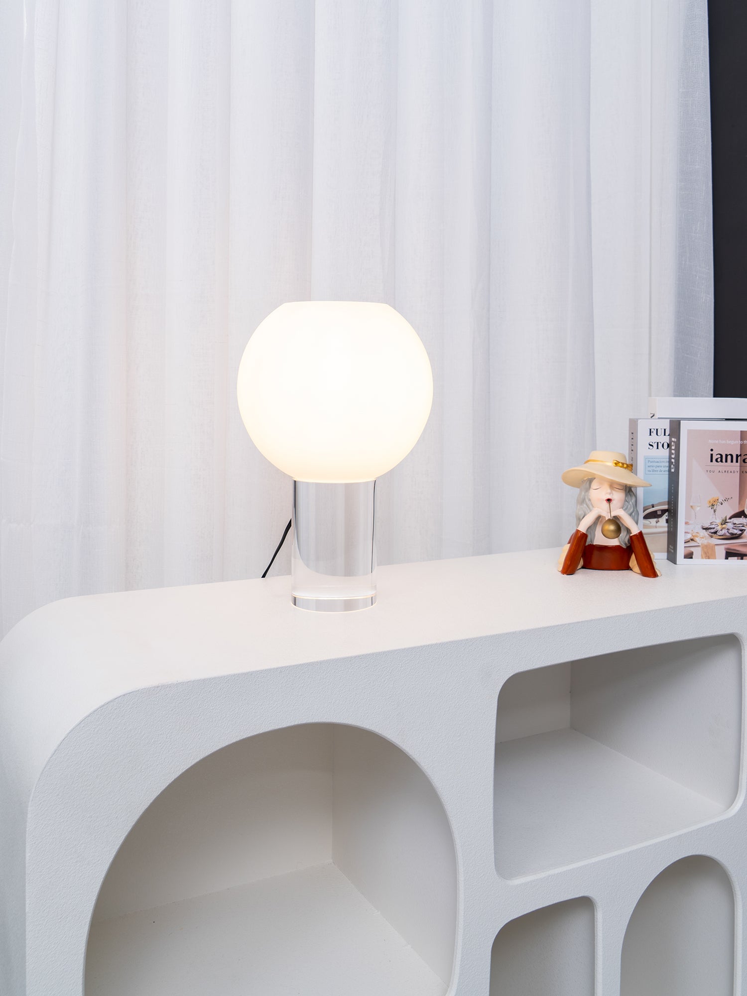 Modern LED Table Lamp for Bedroom & Living Room - Adjustable Brightness, USB Charging Port, Night Light for Reading, Working, and Relaxing