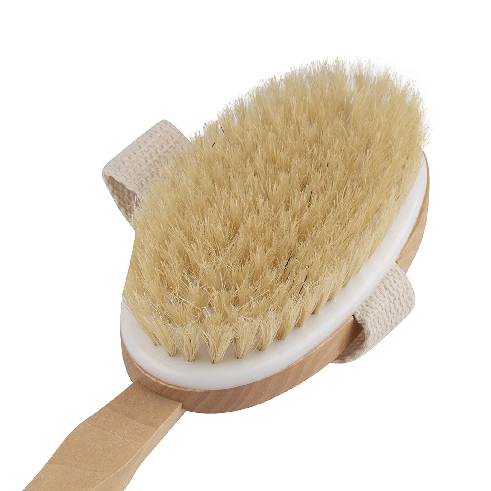 Juvale 2-Pack Detachable Dry Brushing Body Brush with Long Handle - Exfoliating Back Brush for Shower, Lymphatic Drainage & Skin Care, 16.9 Inches - Perfect for Home Spa & Self-Care Routine