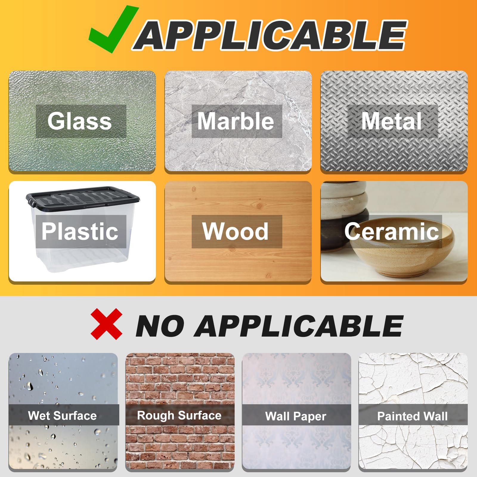 Strong Double Sided Tape - Heavy Duty Clear Mounting Adhesive, Waterproof Transparent 16.4FT Removable Wall Tape for Posters, Photos & Decor - Perfect for Home, Office & DIY Projects
