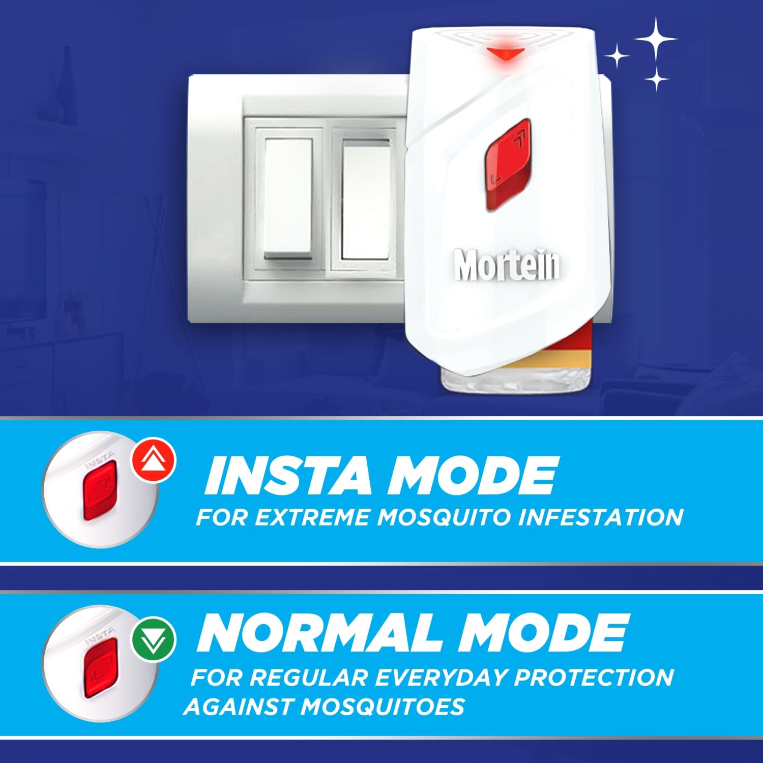 Mortein 45ml Mosquito Killer Refill & Machine Combo (2 Machines + 2 Refills) - Smartplus Insect Repellent for Dengue Protection | Liquid Mosquito Repellent for Home, Bedroom & Outdoor Use