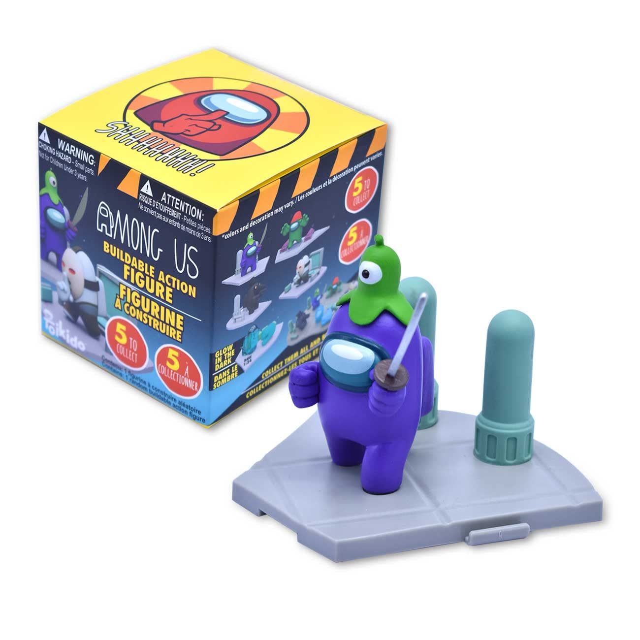 Among Us Buildable Action Figure Set - DIY Craftable Collectible Toy for Kids & Adults - Perfect for Game Nights, Parties & Creative Play