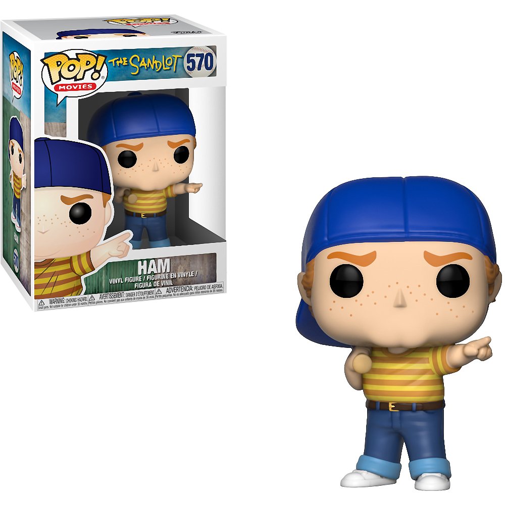 Funko Pop! The Sandlot Ham Vinyl Figure with PET Plastic Protector - Collectible Movie Character for Display & Protection - Perfect for Fans, Shelf Decor, and Gifts