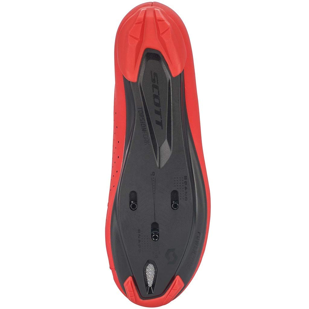 Scott Comp Boa Road Cycling Shoes - Matte Red/Black Size 46 | Performance Bike Shoes for Men | Perfect for Road Racing & Indoor Cycling Training