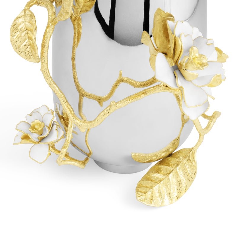 Elegant Glass Gardenia Vase - Perfect for Home Decor, Wedding Centerpieces & Floral Arrangements