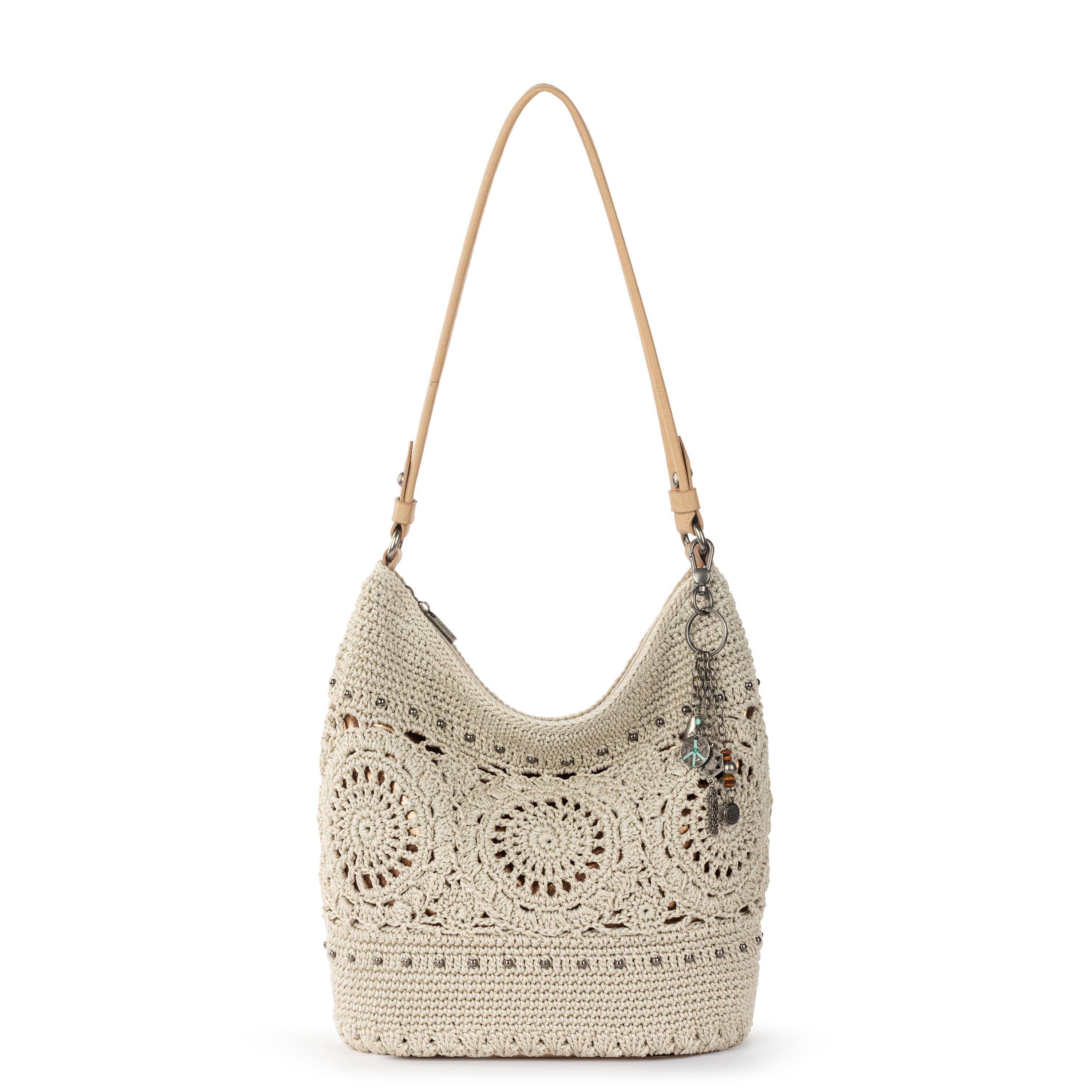 Hand Crochet - Natural Medallion