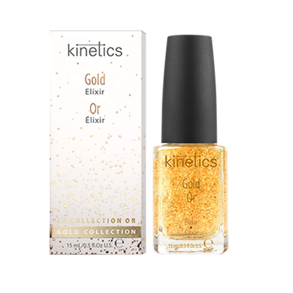 Golden Elixir 15ml No-Lamp Nail Strengthener Treatment - Repair Weak & Brittle Nails for Healthy Growth | Perfect for Home Manicures & Nail Care Routine