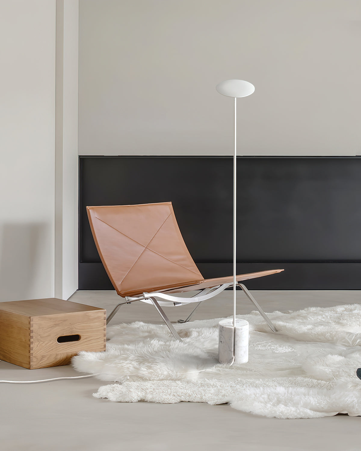 Modern Agniya Floor Lamp - Adjustable LED Standing Light for Living Room, Bedroom, Office - Warm White & Cool White Dimmable Reading Light with Remote Control - Perfect for Night Reading, Relaxing & Home Decor
