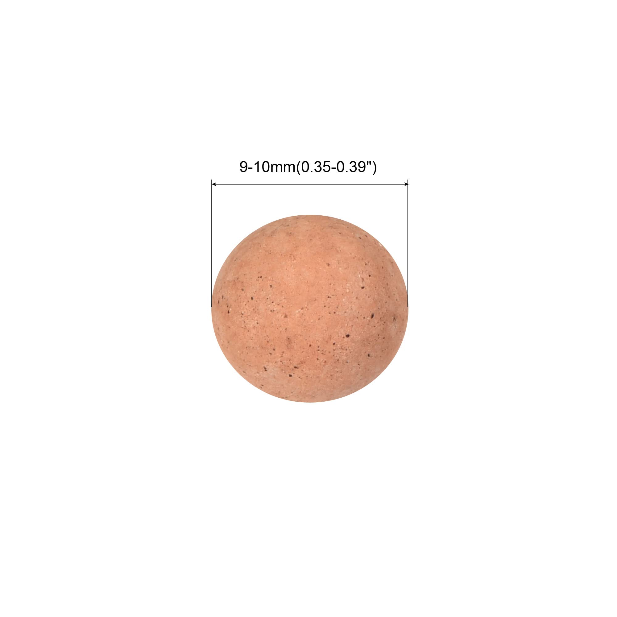 MECCANIXITY 9-10mm Pink Clay Pebbles - 0.88 lbs Hydroponic Growing Media for Plants, Orchids, Bonsai Trees | Ideal for Hydroponics, Aquaponics, Vase Filler & Home Garden Decor