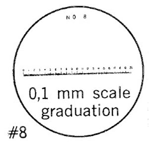 7X Comparator Reticles - Precision Measurement Tools for Microscopes & Optical Instruments | Ideal for Lab, Engineering & Quality Control