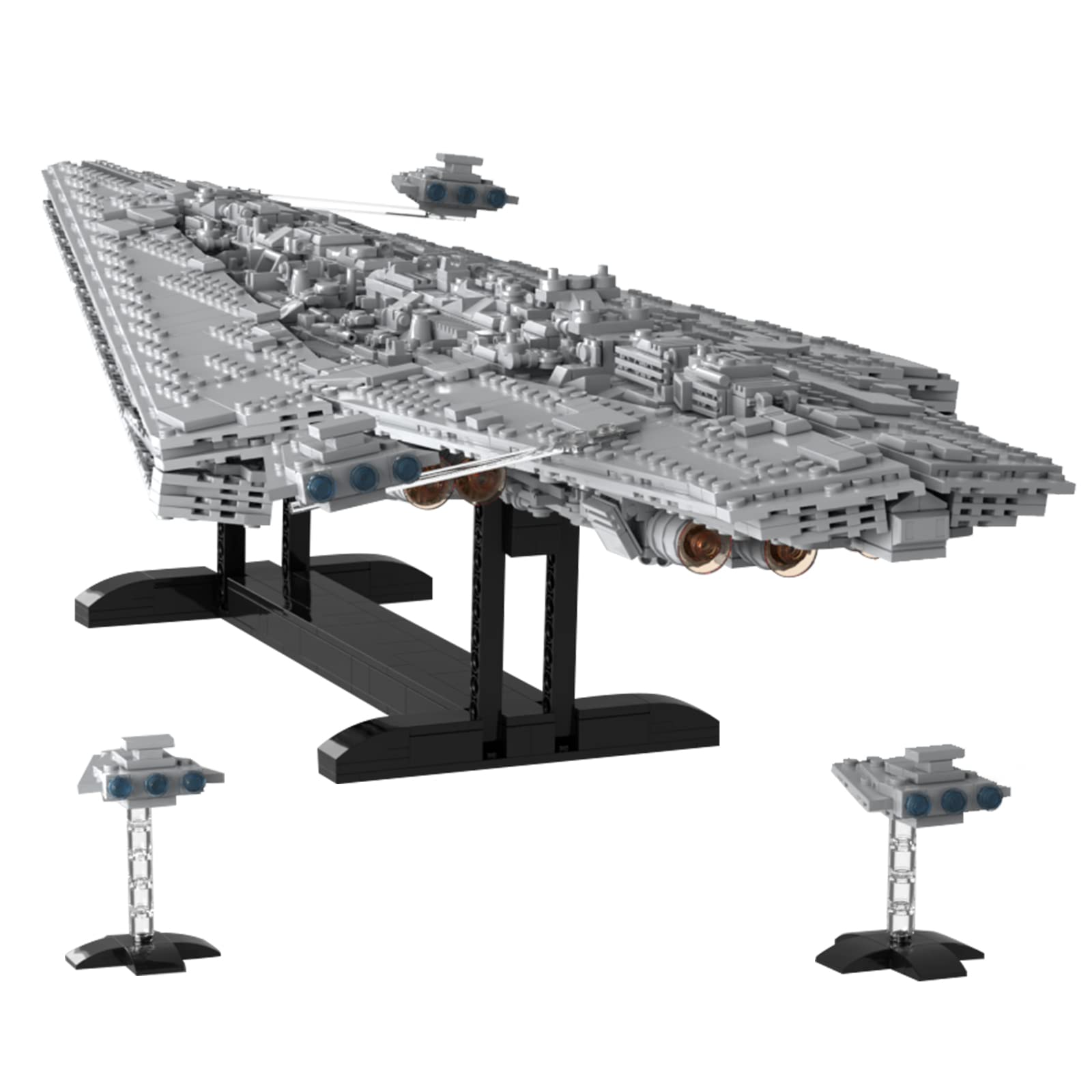 2131-Piece Executor-Class Super Star Destroyer UCS Building Blocks Set | Licensed Star Wars Sci-Fi Model Kit for Adults | Compatible with Lego | Perfect for Collectors & Space-Themed Room Decor