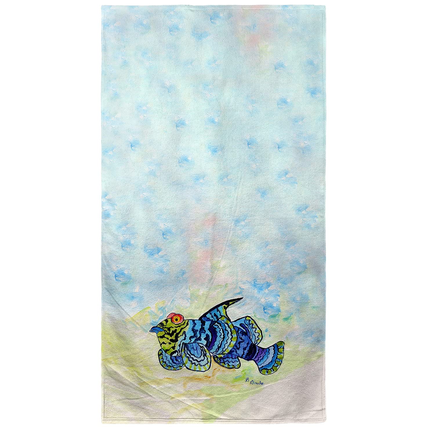 Betsy Drake Google Eye Beach Towel - Soft, Absorbent & Stylish for Pool, Beach & Summer Vacations
