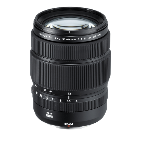 FUJIFILM GF 32-64mm f/4 R LM WR Lens for GFX Mirrorless Cameras - Professional Medium Format Photography for Landscapes, Portraits & Studio Work