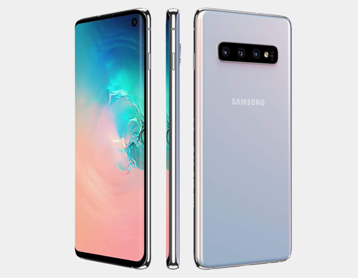 Samsung Galaxy S10 SM-G9730 128GB 8GB RAM Dual SIM Factory Unlocked Smartphone - Prism White | International Version | Perfect for Travel, Business & Global Use