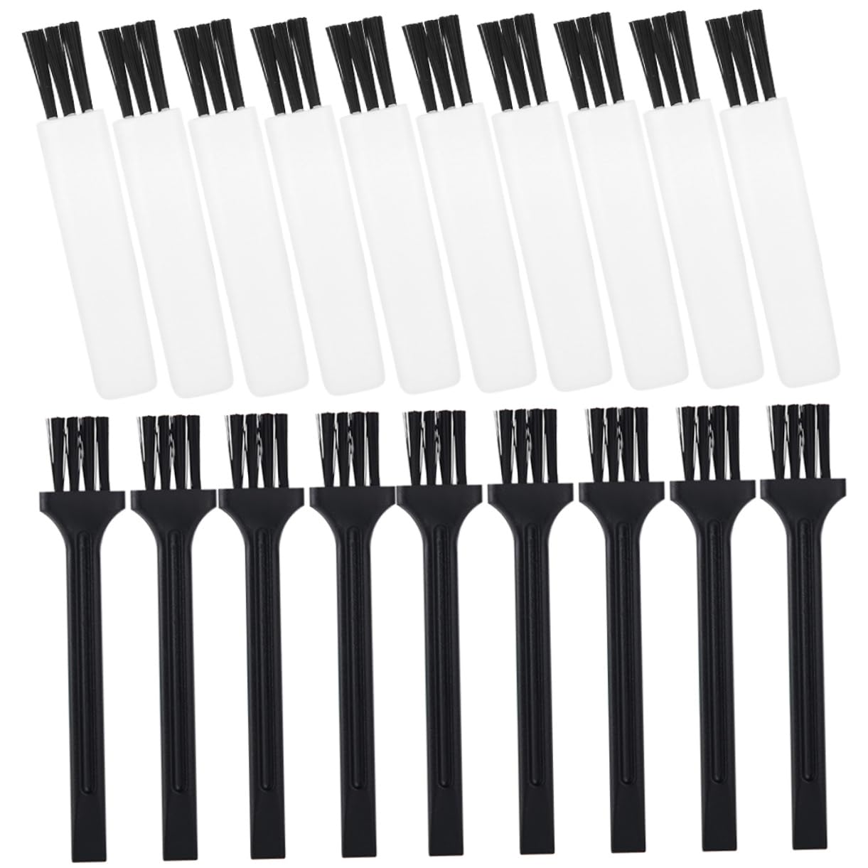 Professional Beard Razor Cleaning Brush Set - 30Pcs Shaving Brush for Beard Hair, Keyboard, PC Fan & Electronics Cleaning - Perfect for Grooming, Computer Maintenance & Device Care