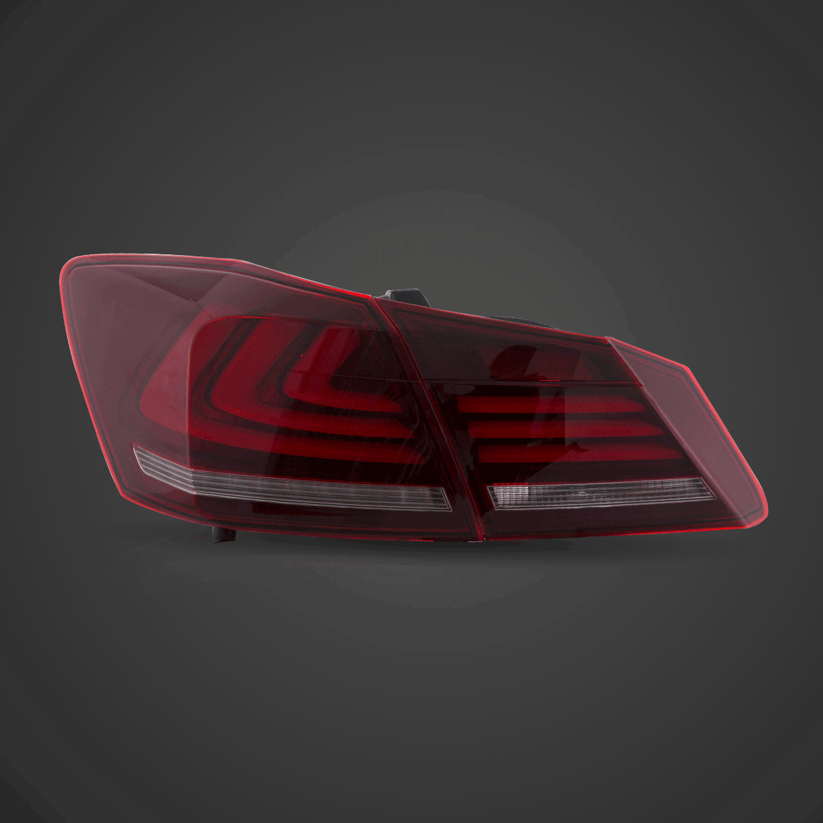 LED Tail Light Assembly with Sequential Turn Signal for 2013-2017 Honda Accord 9th Gen Sedan - Upgrade Your Car's Style & Safety for Night Driving & Custom Looks