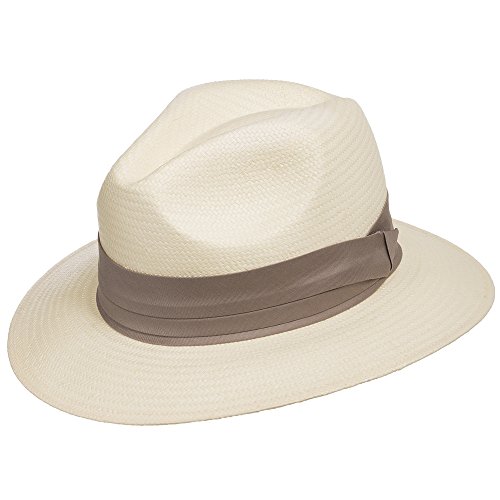 Ivory Straw With Khaki Hatband