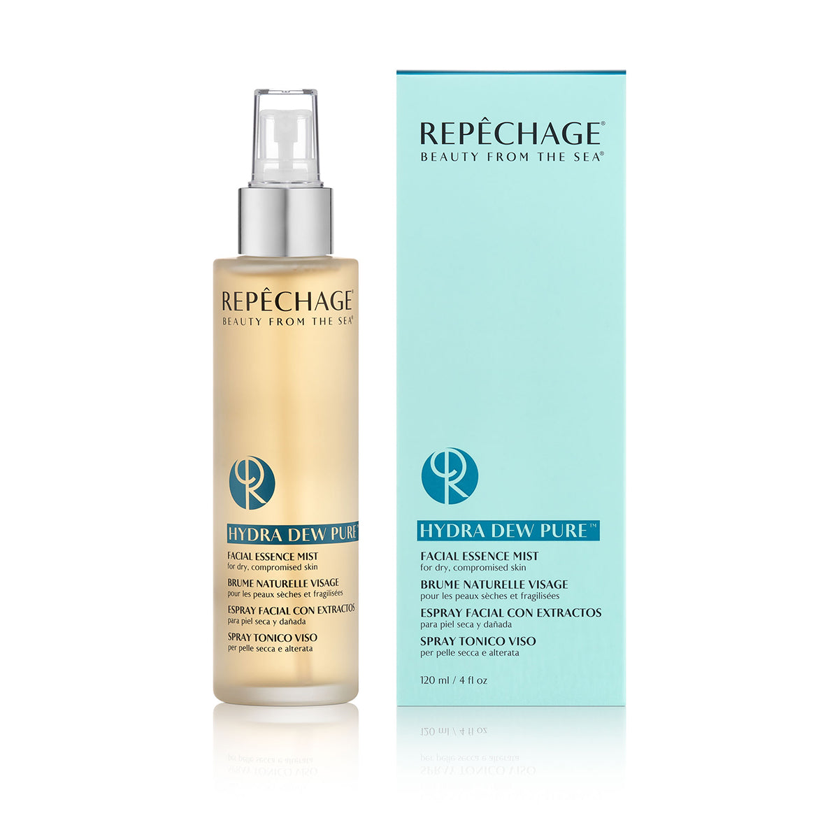 Hydra Dew Pure™ Facial Essence Mist - Hydrating Face Spray with Hyaluronic Acid & Vitamin E | Refreshing Facial Mist for Dry Skin, Makeup Setting & On-the-Go Skincare