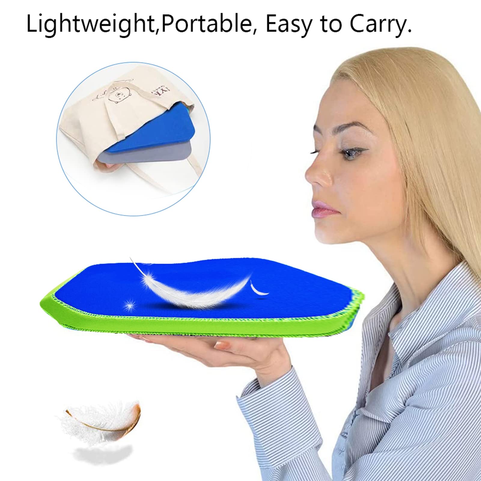 **Premium Kayak Seat Cushion - Comfortable Fishing & Canoe Seat Pad for Kayaking, Rowing, Camping - Waterproof & Non-Slip Boat Seat Cushion (Blue) - Ideal for Outdoor Adventures & Water Sports**