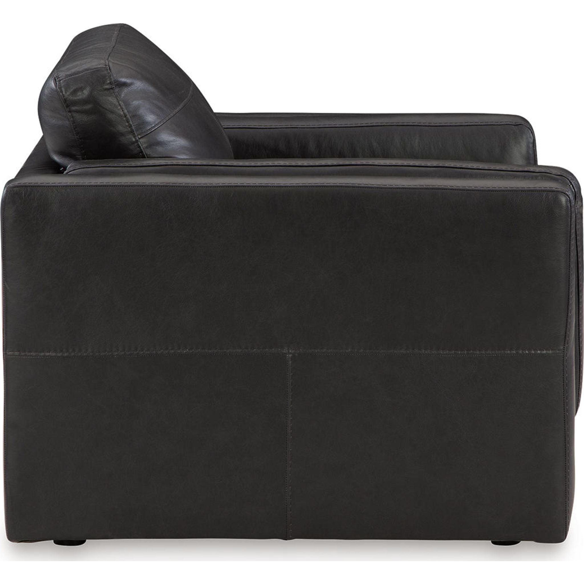 Amiata Oversized Chair and a Half in Onyx Black - Perfect for Living Room, Bedroom, or Home Office Comfort
