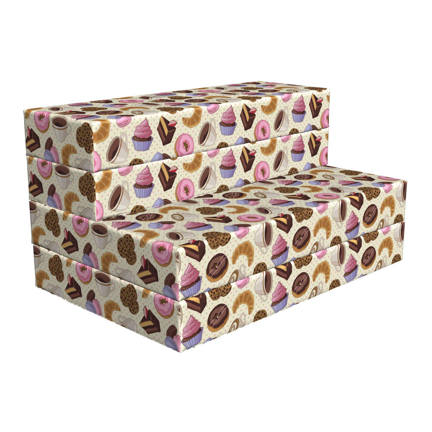 Ambesonne Colorful Foldable Mattress - 74.8