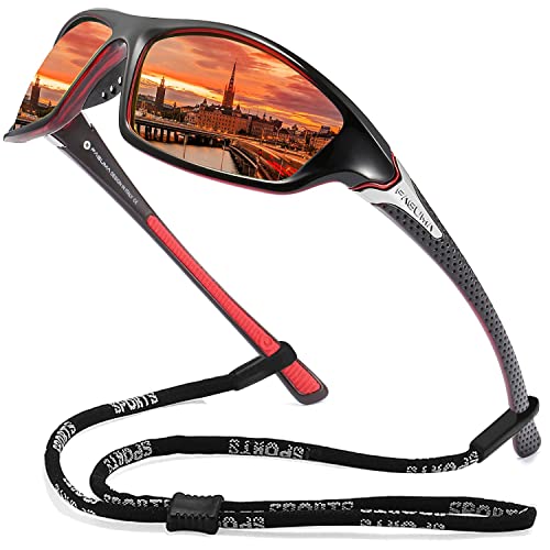 A1 Black Red Frame/Red Mirrored Lens