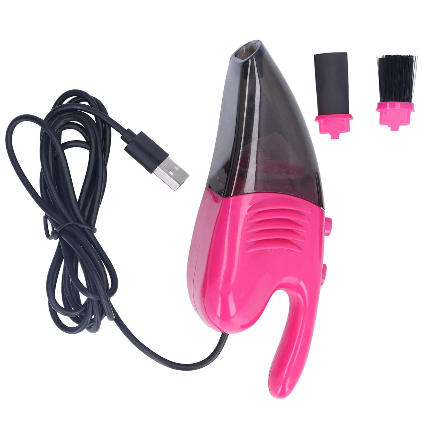 Tgoon Mini Desk Vacuum Cleaner - Compact, Energy Efficient & High Performance for Office, Computer, Car, Home (Pink) | Perfect for Cleaning Keyboards, Desks, Cars & Small Spaces