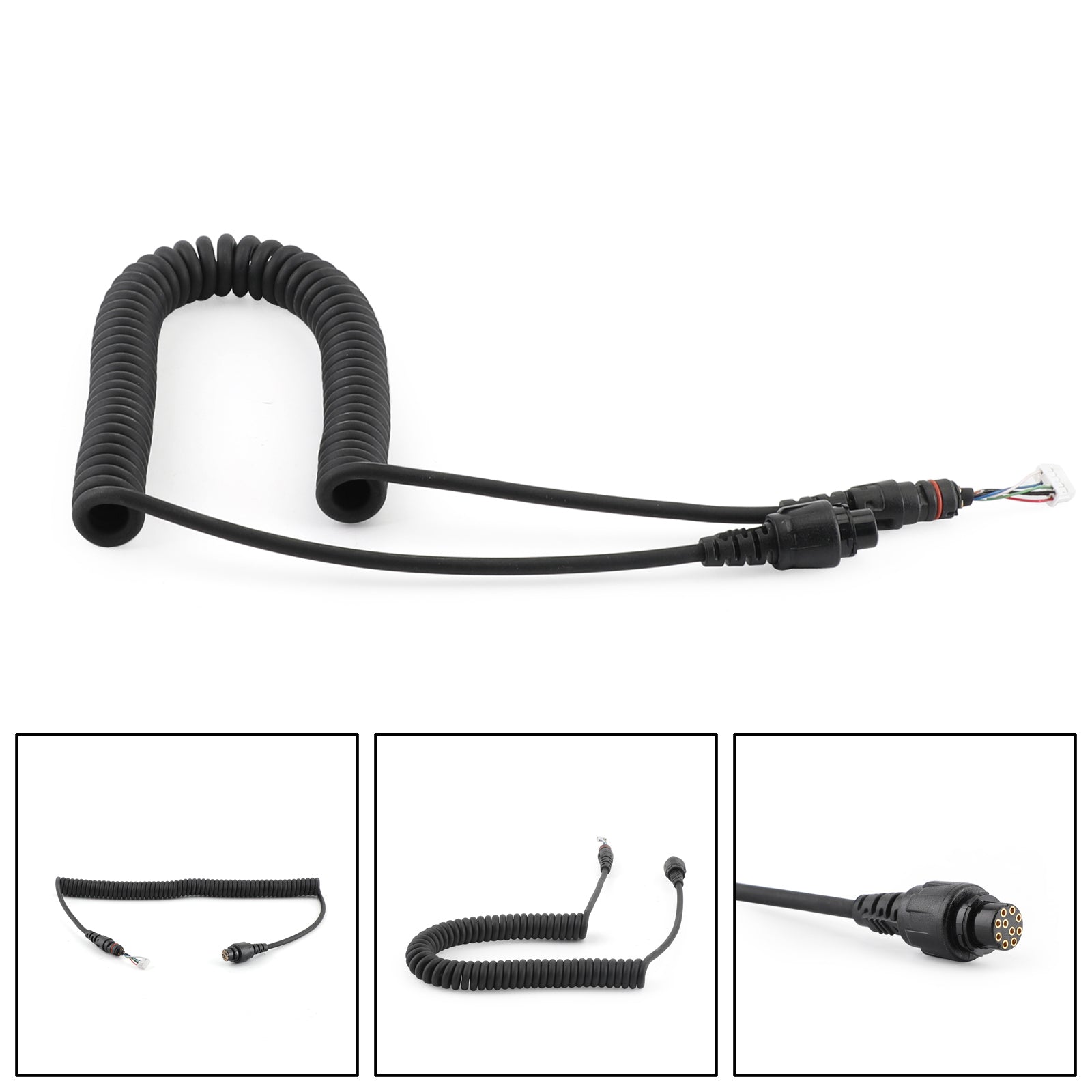 10-Pin Aviation Speaker Mic Cable Compatible with Hytera MD780/G MD782U RD982U RD980 - Durable Communication Accessory for Aviation & Public Safety Scenarios