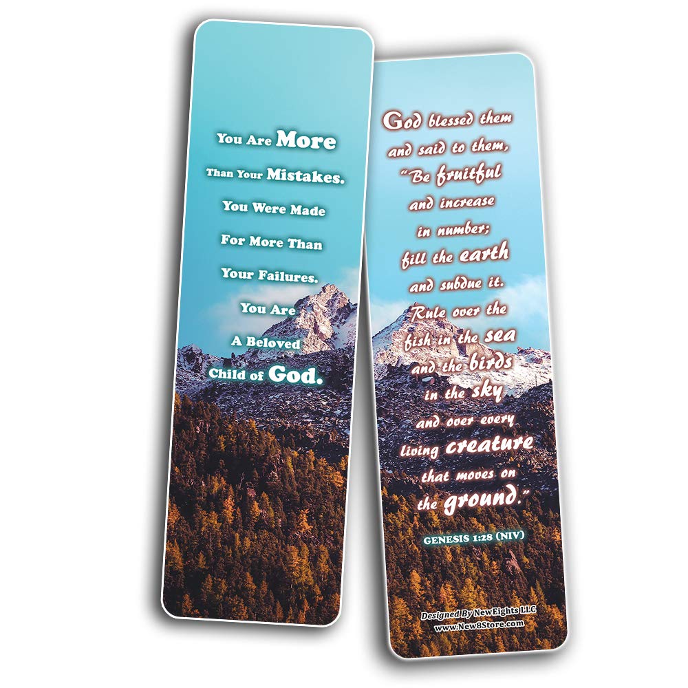30-Pack Christian Bible Bookmarks - Inspirational Scripture Gifts for Bible Study, Church Ministry & Sunday School Teachers - Perfect for Classroom Incentives, Stocking Stuffers & Devotional Gifts