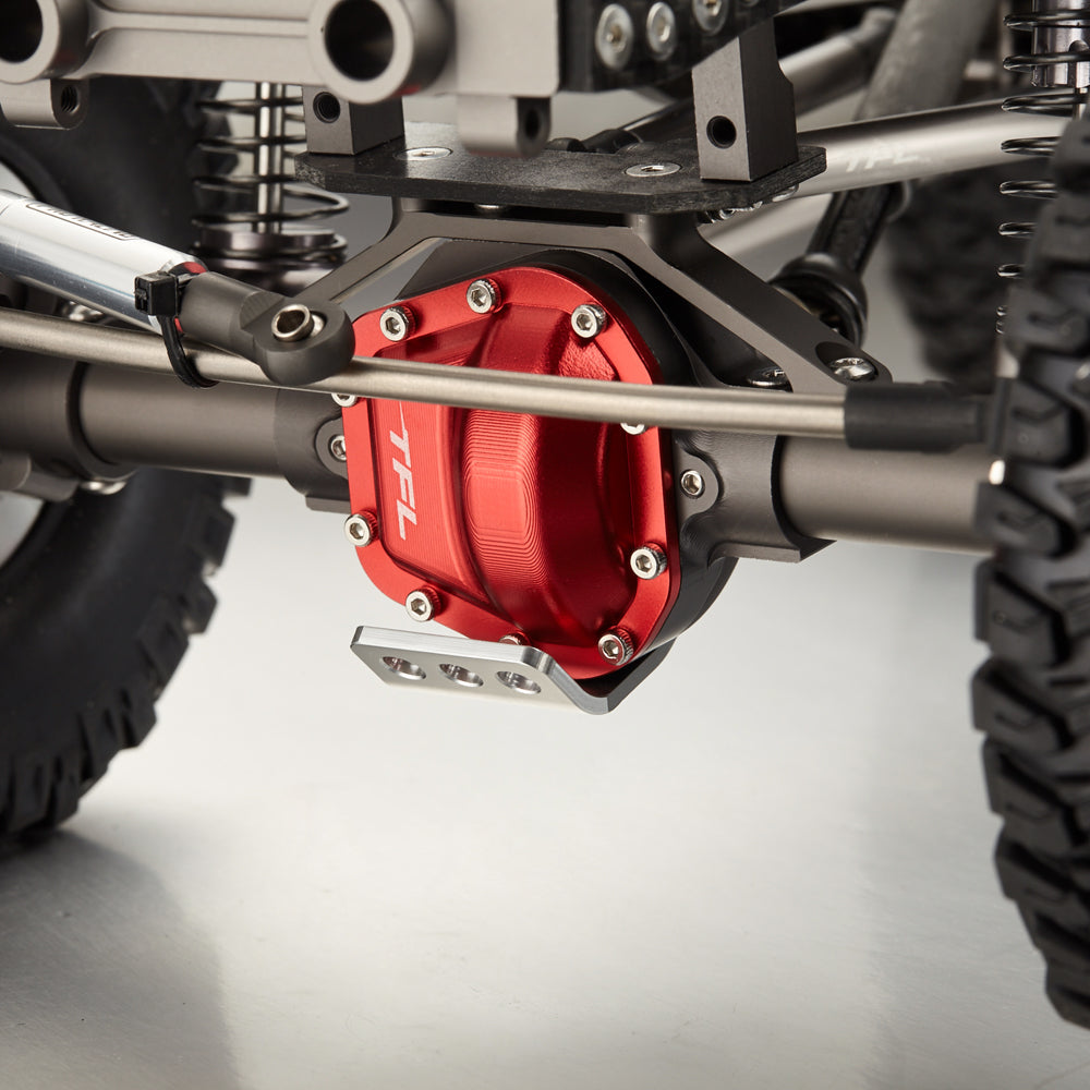 TFL 1/10 Scale RC Car Assembled Chassis Kit - Compatible with Rock Crawler, SCX10 Models (305mm/313mm Wheelbase) - Includes Gearbox & Axles - Perfect for Off-Road Racing and Trail Adventures