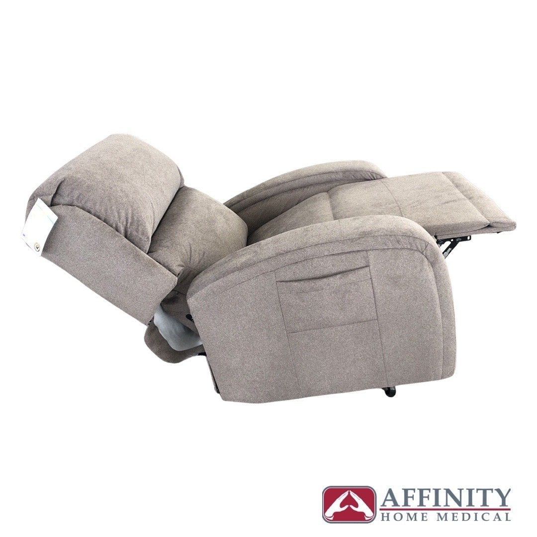 EZ Sleeper PR 761 Maxicomfort Lift Chair with Twilight - Premium Carbon High Performance Fabric Recliner for Elderly & Home Theater Comfort
