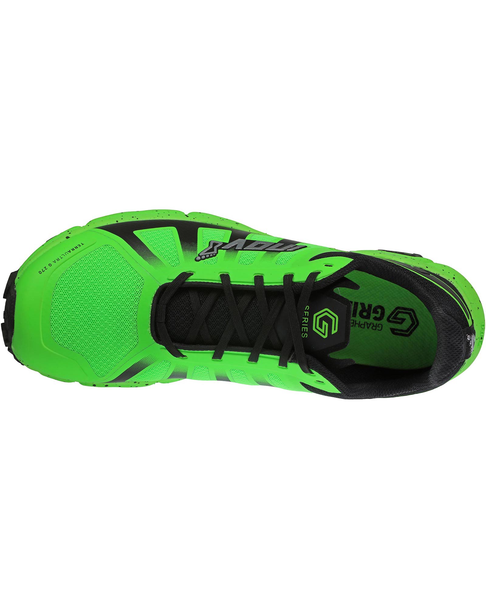 Innovative Inov-8 Women's Terraultra G 270 Trail Running Shoes - Lightweight & Durable for Hiking & Outdoor Adventures (Black/Green, Size 5) - Perfect for Trail Running, Hiking & Mountain Climbing