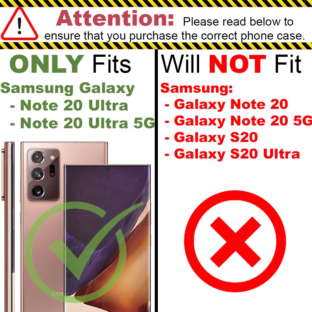 Slim Flexible TPU Case for Samsung Galaxy Note 20 Ultra - Clear Soft Protective Phone Cover | Shockproof & Scratch Resistant | Perfect for Everyday Use, Work, and Travel