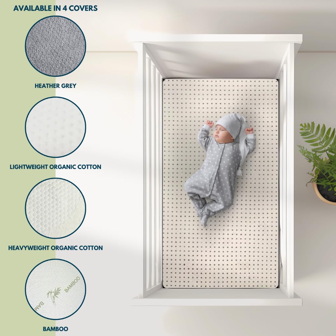 Organic Latex Baby Crib Mattress Topper 3