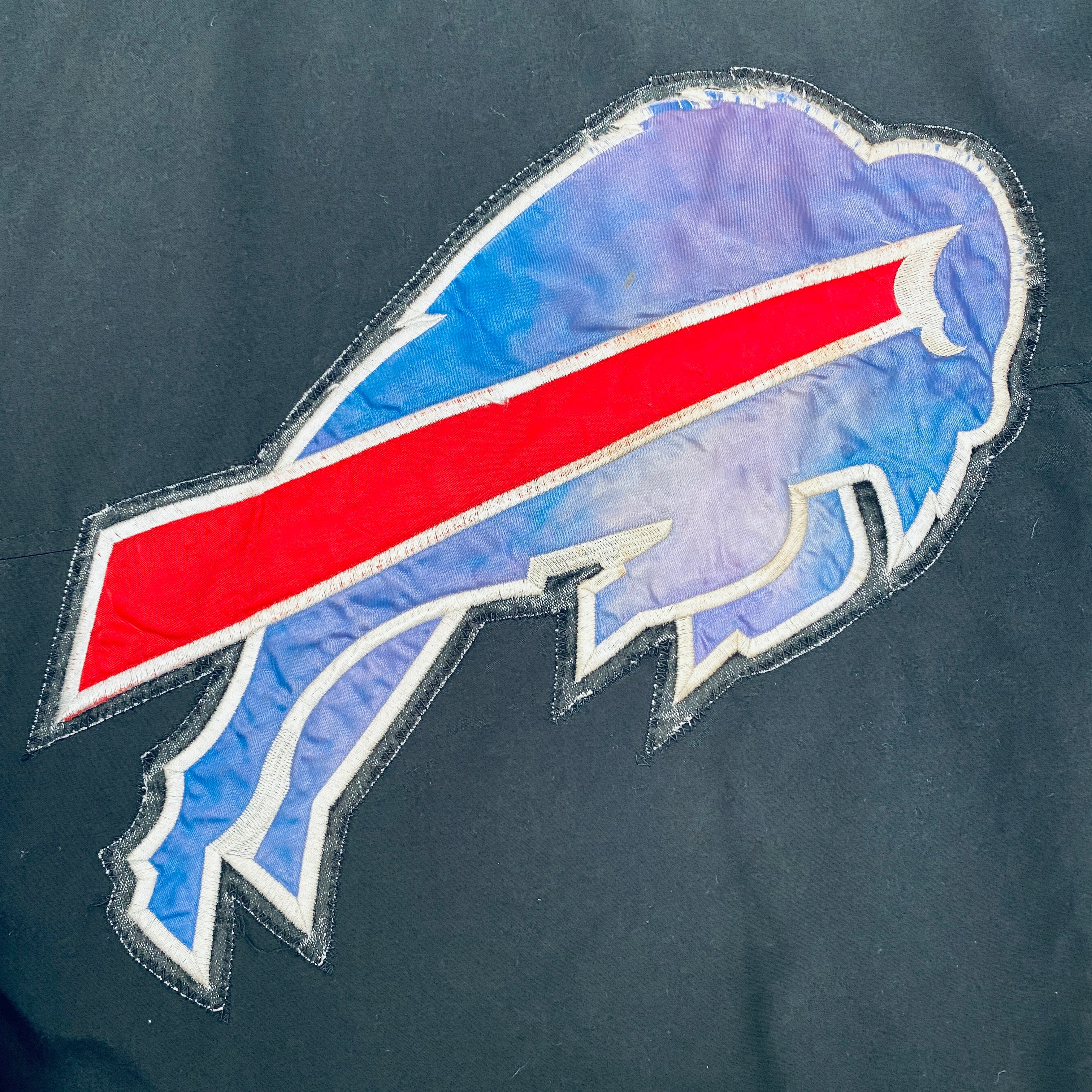 Buffalo Bills 1990s Blackout Full-Zip Starter Parka Jacket - XL | Vintage NFL Football Fan Outerwear for Cold Weather & Game Day Tailgating