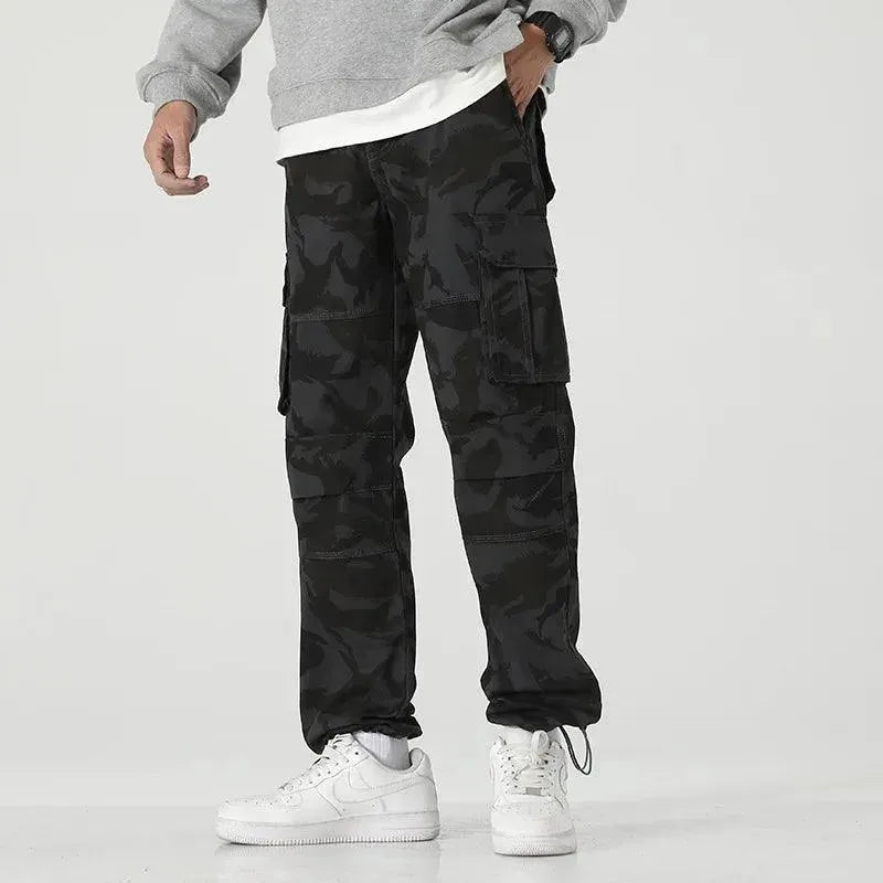 Men's Cargo Pants with Multiple Pockets - Durable & Stylish Workwear for Outdoor, Hiking & Casual Wear