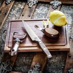 Professional Barware Gift Set by Crafthouse by Fortessa - Bar Knife, Cutting Board, Peeler & Channel Knife - Premium Cocktail Making Tools for Home Bars & Professional Bartenders - Perfect for Mixology Enthusiasts & Bartender Gifts