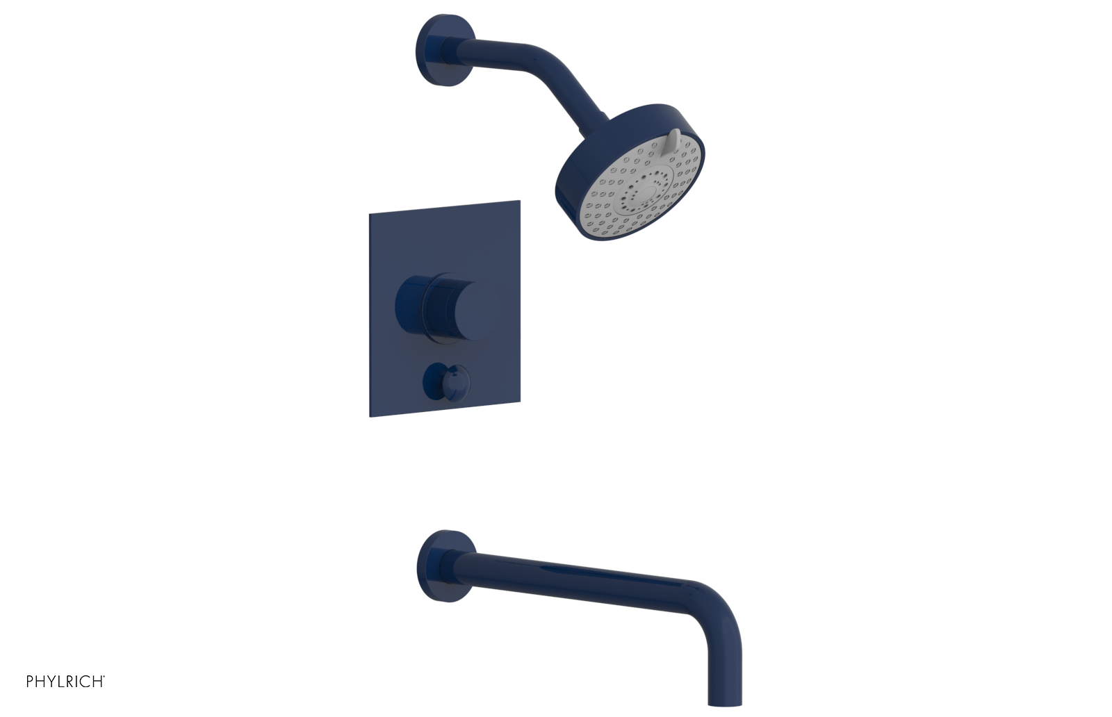BASIC II 12 Pressure Balance Tub and Shower Faucet Set - 230S 26 12 - Durable Bathroom Fixture for Relaxing Showers and Spa-Like Baths