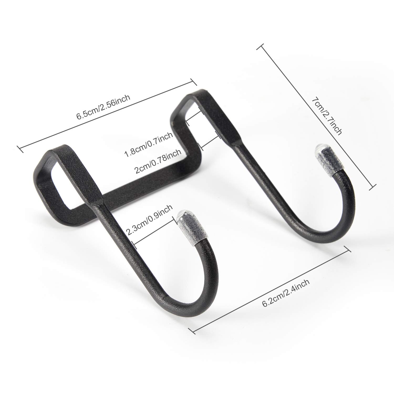 8-Pack Heavy Duty Over Cabinet Hooks - Double S-Shaped Metal Hangers for Kitchen, Closet, Bathroom & Wardrobe - Organize Bags, Clothes & Towels (Perfect for Space-Saving Storage in Small Homes & Apartments)