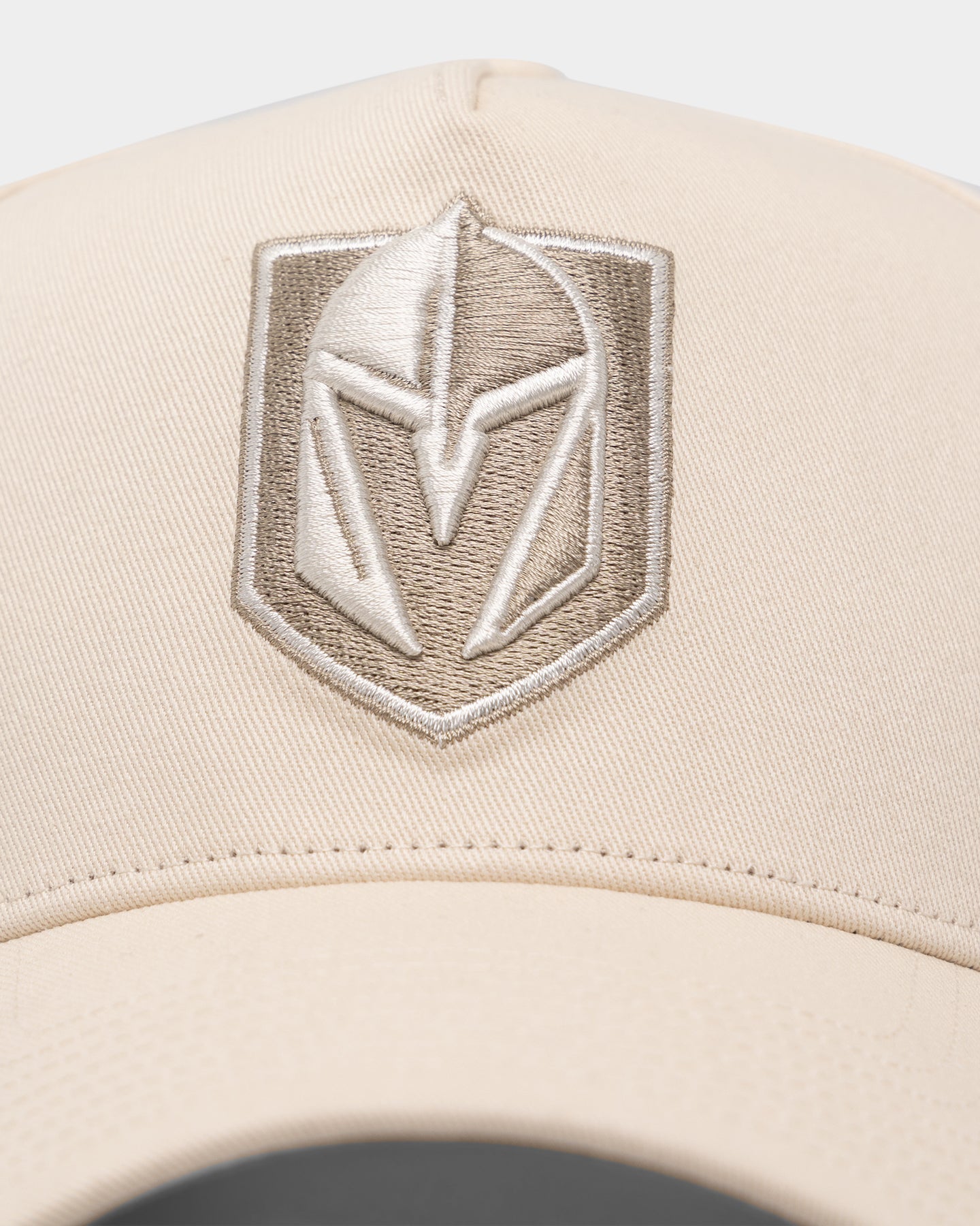 47 Brand Vegas Golden Knights 'Caramel Swirl' MVP Snapback Adjustable Cotton Hat - Natural/Khaki for Men's Sports & Casual Wear