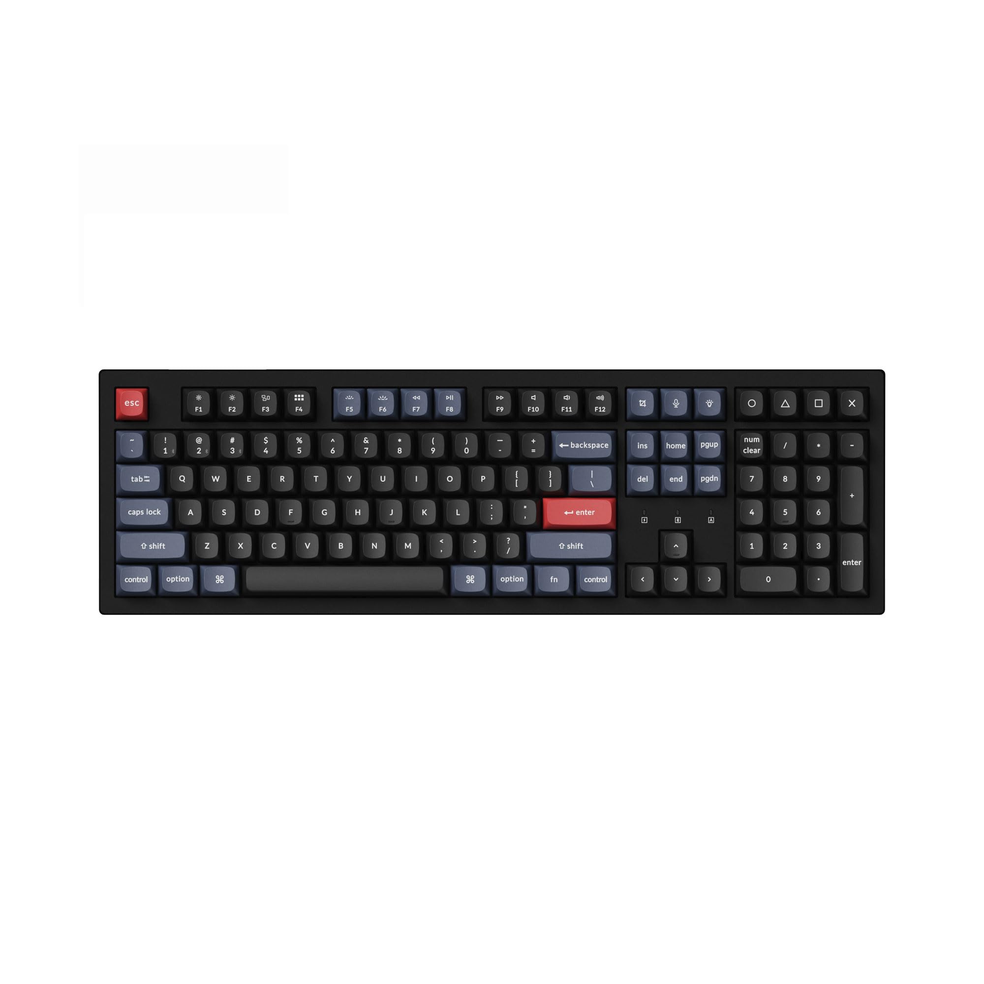 Keychron K10 Pro QMK/VIA Custom Wireless Mechanical Keyboard - Hot-Swappable 108-Key Full Size with White LED Backlight & Red Switches - Bluetooth/USB-C Wired Gaming Keyboard for Mac, Windows, Linux - Perfect for Office Work, Coding, and Gaming