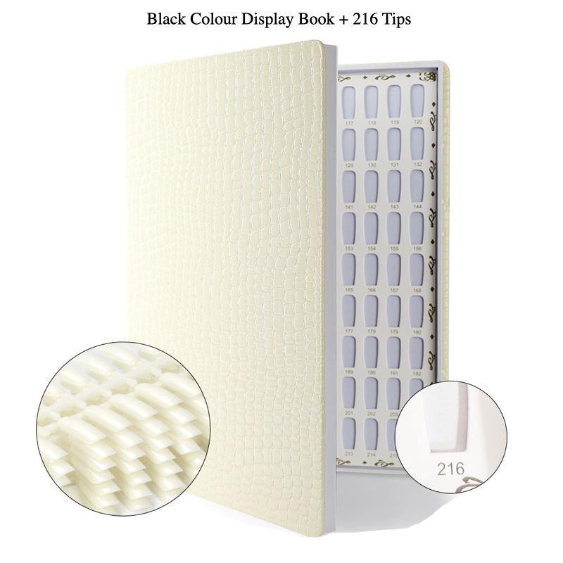 Color Display Book with Tips - Premium Photo Album for Scrapbooking, Memories & Gifts | Perfect for Weddings, Baby Photos & Travel Keepsakes