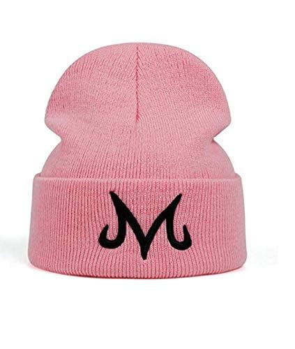 Jun New Brand Majin Buu Winter Hat - Cotton Knitted Beanie for Men & Women in Black & White - Warm Winter Accessory for Outdoor Activities, Snow Sports & Casual Wear