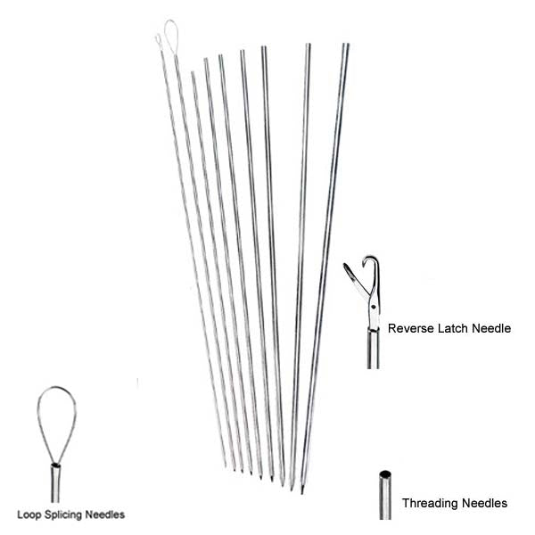 21-Piece Threading and Loop Splicing Needles Set for Sewing, Embroidery, and Crafting - Perfect for DIY Projects, Upholstery, and Fabric Repair